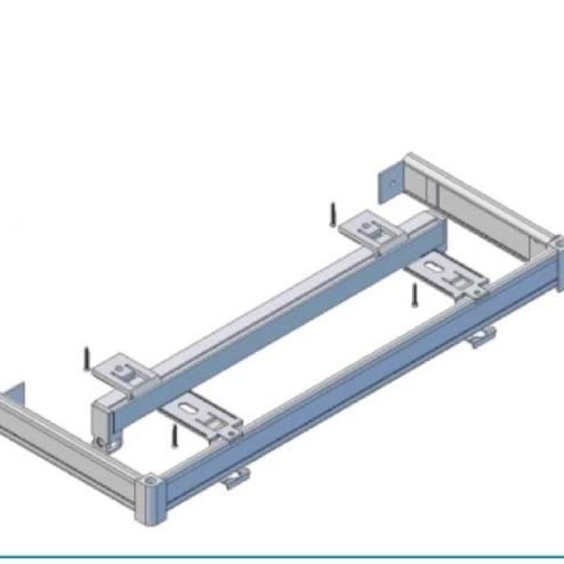 Jednokolejnice rovná s krycím čelem s koncovými rohy  pro záclony a závěsy